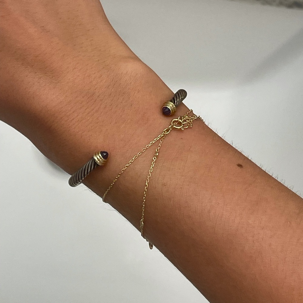 Authentic mini David yurman cable